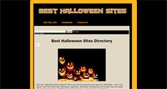 Desktop Screenshot of besthalloweensites.net