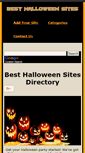 Mobile Screenshot of besthalloweensites.net