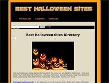 Tablet Screenshot of besthalloweensites.net